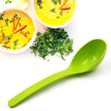 Plastic Spoon Kitchen Multipurpose Serving Ladle for Frying, Serving, Turner, Curry Ladle, Serving Rice, Spoon Used While Eating and Serving Food Stuffs Etc (2 Pcs Set / 10 Inch ) - Goyaldeal.com