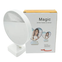 Plastic 2 in 1 Mirror Come Photo Frame with Led Light - Goyaldeal.com