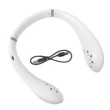 Portable USB Rechargeable Neck Fan – Wearable, 3 Speeds, Headphone Design - Goyaldeal.com