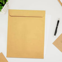 Brown Kraft Envelope for Invitations & Office Use (1 Pc, 16x14 Inch) - Goyaldeal.com