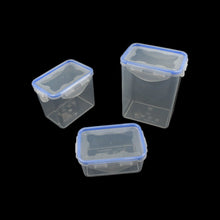 Kitchen Storage Container Set with Food Grade Plastic and Air Seal Lock Lid for Storage of Grocery, Spices, Dry fruits Use For Home, Office, Restaurant, Canteens (3 Piece Set) - Goyaldeal.com