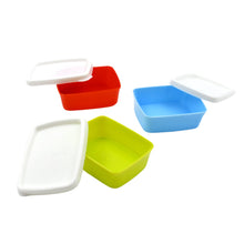 3-Piece Multicolor Airtight Container Set – Rectangular Food & Fridge Storage - Goyaldeal.com