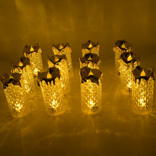 Gold LED Flameless Candles for Decor & Gifting (12 Pc MOQ) - Goyaldeal.com