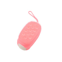 Super Soft Silicone Bath Brush – Double-Sided Body Scrubber for Deep Cleansing & Exfoliation (1 Pc) - Goyaldeal.com