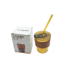 Glass Coffee Mug with Straw & Lid: Perfect for Home & Travel - Goyaldeal.com
