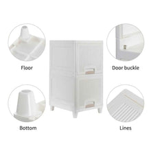 Multipurpose Storage Cabinet, Storage Solutions plastic drawers || Multi Layer Wardrobe Storage Drawers || Foldable Multipurpose Drawer Units For Kitchen, Bathroom, Bedroom, Cloth (2 Layer)