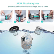 Powerful Suction Portable Handheld Vacuum Cleaner - Low Noise Vacuum Cleaner for Bed - Cordless Vacuum Cleaner for Car Seat Crevices Pillows, Mattresses, Sofas Wireless Anti Dust and Mite Cleaner - Goyaldeal.com