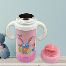 Stainless Steel Water Bottle With Handle & Straw Leak Proof, Rust Proof, Hot & Cold Drinks, Gym Sipper BPA Free Food Grade Quality, Steel fridge Bottle For office / Gym / School (350 Ml) - Goyaldeal.com