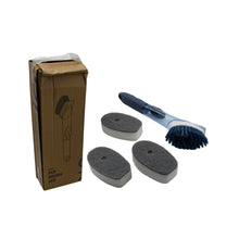 Mix Color Dish Scrubber with Soap Dispenser, Soap Dispensing Dish Brush Set, Dishwashing Brushes Kitchen Scrub Dish Wand for Dishes Sink Pot Pan Cleaning and Washing,1 Handle,3Refill Replacement Head - Goyaldeal.com