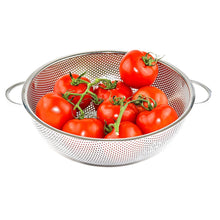 Stainless Steel Colander with Handle, Large Strainer Basket for Kitchen (25.5 cm) - Goyaldeal.com