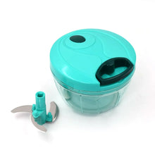 Handy Mini Plastic Vegetable Chopper Cutter, Onion Chopper Vegetables for Kitchen Accessories with 3 Blades - Goyaldeal.com