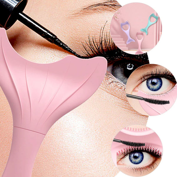 Multifunctional Easy To Clean Curved Silicone Eyeliner Stencils Wing Tips Quick Reusable for Makeup Tool for Beginners, Eyelashes Brush Curler Comb Eye Makeup Tool Female Supply (1 Pc) - Goyaldeal.com