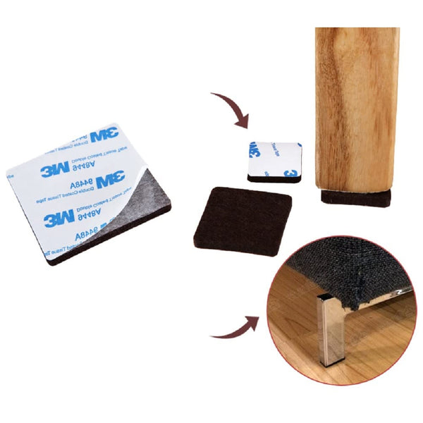 Furniture Pad Square Felt Pads Floor Protector Pad For Home & All Furniture Use - Goyaldeal.com