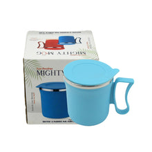 300ml Stainless Steel Mug: Insulated, Leakproof Lid, Hot/Cold Drinks (Mix Color) - Goyaldeal.com