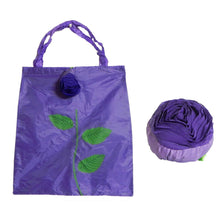 Foldable Nylon Shopping Bag (Rose Design): Reusable, Eco-Friendly (1 Pc) - Goyaldeal.com