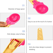 2-Piece Plastic Ice Cream & Watermelon Scooper with Trigger Dipper - Goyaldeal.com