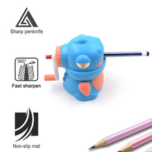 Sharpener for Pencil with Removable Tray Hardiness Steel Cutter, Kids Teddy Shaped Pencil Sharpener Machine, Birthday Return Gift Stationary Gifts - Goyaldeal.com