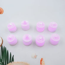 Pink Flameless LED Tealights, Smokeless Plastic Decorative Candles - Led Tea Light Candle For Home Decoration (Pack Of 8pc) ( Diya , Divo , Diva , Deepak , Jyoti) - Goyaldeal.com