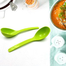 Plastic Spoon Kitchen Multipurpose Serving Ladle for Frying, Serving, Turner, Curry Ladle, Serving Rice, Spoon Used While Eating and Serving Food Stuffs Etc (2 Pcs Set / 10 Inch ) - Goyaldeal.com
