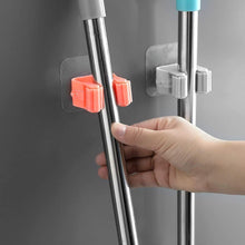 Broom Holder Wall Mounted, Mop and Broom Holder Broom Organizer Grip Clips, No Drilling, Wall Mounted Storage Rack Storage & Organization for Kitchen, Bathroom, Garden (1 Pc) - Goyaldeal.com