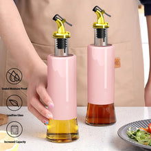 Olive Oil Dispenser – Leakproof Glass Bottle with Non-Drip Spout for Kitchen & Cooking (300 ML) - Goyaldeal.com