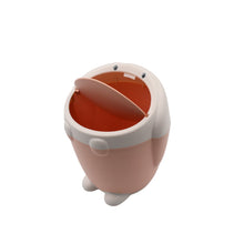 Little White Rabbit Trash Can Small Garbage can with lid Trash can for Cars Mini Dumpster for Desk Tabletop Litter bin Bunny Trash can Rabbit Garbage can,Mini Dustbin Garbage can for Desk - Goyaldeal.com