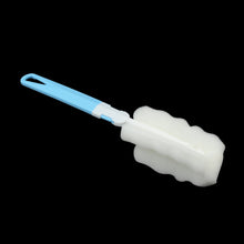 Sponge Cleaning Brush Kitchen Tool Bottle Soft Brush for Dishes| Cleaning Brush Cleaner with Plastic Long Handle, Soft Dish Washing Foam Cleaning Brushes For Cups Mugs Kettles Wine Glasses and Baby Bottles (1 Pc) - Goyaldeal.com