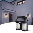 Outdoor Solar Wall Lamp Outdoor Waterproof High Quality Lamp Induction Garden Lamp Garden Villa Night Lamp Double Lamp Light (1 Pc) - Goyaldeal.com