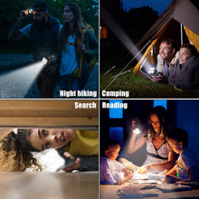 Multifunctional Strong 4 LED Torch Light, Portable Rechargeable Flashlight Long Distance Beam Range 800 Lumens COB Light 4 Mode Emergency for Hiking, Walking, Camping (4 LED Torch) - Goyaldeal.com