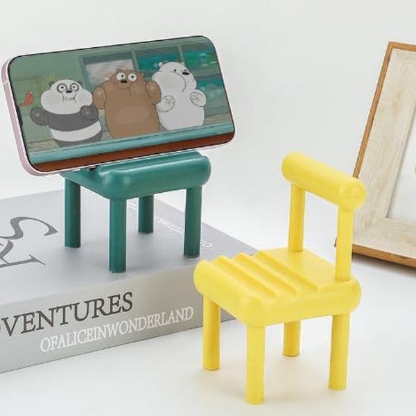 Mini Chair Phone Holder for All Mobile Phones (1 Pc) - Goyaldeal.com