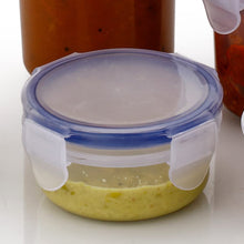 Plastic Liquid Round Airtight Food Storage Container with Leak Proof Locking Lid - Goyaldeal.com