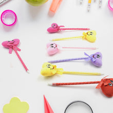Cute Cartoon Shape & Heart Design Facy Writting Pen Attached Rattle | Ball Pen Smooth Writing For Wedding , Events & Multiuse Pen  Best Pen l Use for Kids (12 Pcs Set Mix Design & Color) - Goyaldeal.com