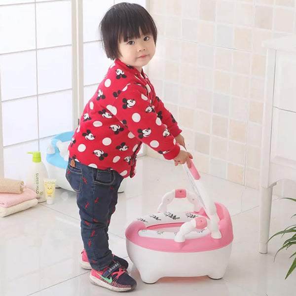 Baby portable Toilet, Baby Potty Training Seat Baby Potty Chair for Toddler Boys Girls Potty Seat for 1+ year child - Goyaldeal.com