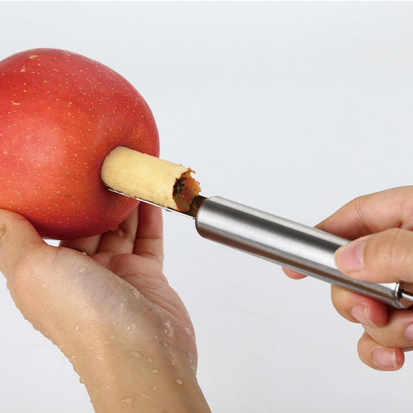 Fruit Core Stainless Steel Set, Core Remover for Apple and Pear, Kitchen Prep Tool Fruit Core Remover Tool with Soft Handle, Apple Corer Stainless Steel, Kitchen Gadget Dishwasher Safe - Goyaldeal.com