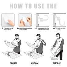 Black Beard Apron Hair Clippings Catcher Grooming Bib - Goyaldeal.com