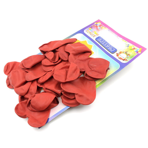Heart shaped balloons Kinds of Rainbow Party Latex Balloons for Birthday / Anniversary / Valentine's / Wedding / Engagement Party Decoration One Color (20 Pcs Set) - Goyaldeal.com