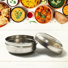 Multi-Purpose Stainless Steel Round Shape Tiffin Box - Goyaldeal.com