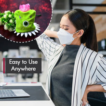 Green One-Eyed Monster Print Small Hot Water Bag with Cover for Pain Relief - Goyaldeal.com