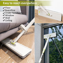 Floor Mop and Bucket Set, Flat Mop for Cleaning with Wringer, Self Clean Damp Mop and Bucket for Hardwood, Laminate, 2 in 1 Hands Free Mop with Washable Microfiber Pad for Wet & Dry Use - Goyaldeal.com