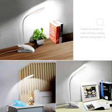 Desk Lamp Adjustable Gooseneck USB Rechargeable 3 modes of Lighting, Reading Lamp for Dorm White, Study Desk lamp Suitable for Girls College Bedroom Reading - Goyaldeal.com