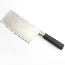 Stainless Steel Chef Damascus Cleaver Vegetable Knife with Plastic Handle & Cover, Multipurpose Use for Kitchen or Restaurant (12 Inch) - Goyaldeal.com