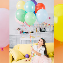 Big Size Balloons Kinds of Rainbow Party Latex Balloons for Birthday / Anniversary / Valentine's / Wedding / Engagement Party Decoration Multicolor (3 Pcs Set - Goyaldeal.com