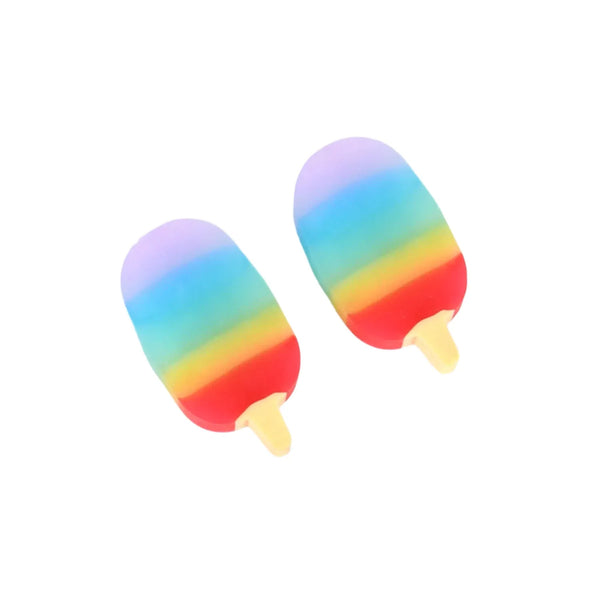 Jelly Popsicle Erasers – Cute & Fancy Mini Erasers for Kids (2 Pc Set, Mix Design) - Goyaldeal.com