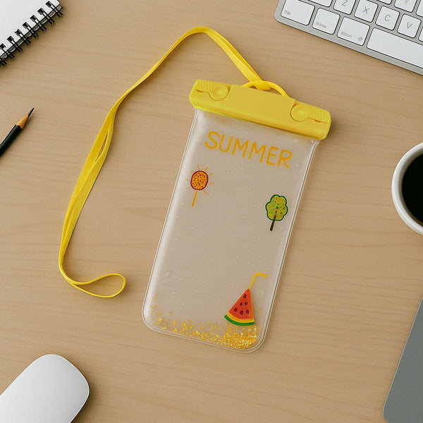 Waterproof Phone Pouch with Belt for All Android & iPhone Models (Mix Color) - Goyaldeal.com