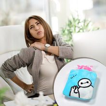 Blue Baymax Small Hot Water Bag with Cover for Pain Relief - Goyaldeal.com