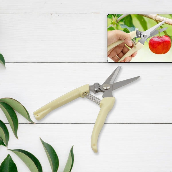 Garden Pruning Shears with Anti-Slip Handle Labor-Saving Fruit Tree Pruning Shears - Goyaldeal.com