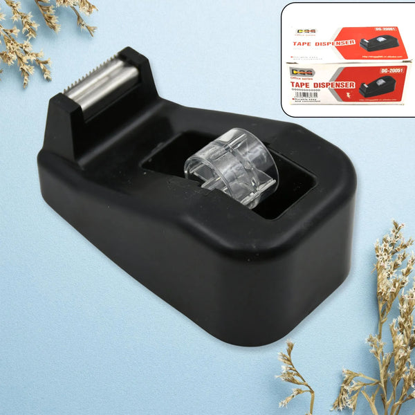 Plastic Tape Dispenser Cutter for Home Office use, Tape Dispenser for Stationary, Tape Cutter Packaging Tape (1 pc / 237 Gm) - Goyaldeal.com