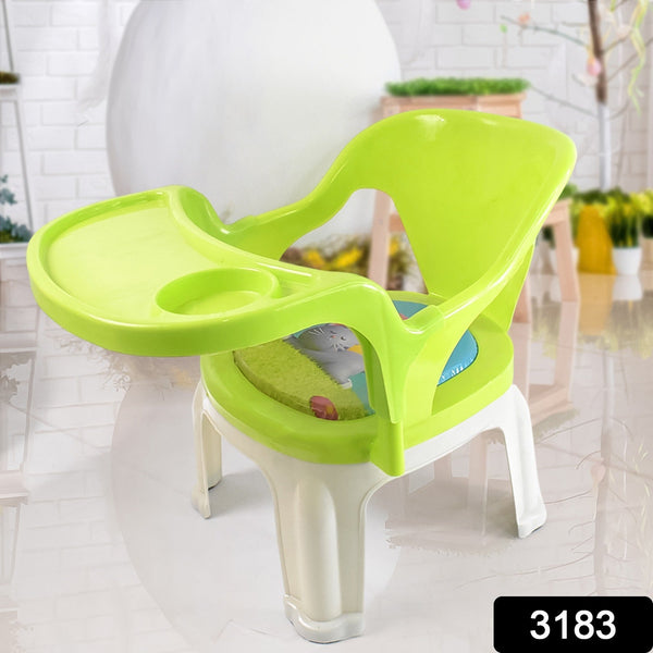 Baby Chair, with Tray Strong and Durable Plastic Chair for Kids/Plastic School Study Chair/Feeding Chair for Kids, Portable High Chair for Kids - Goyaldeal.com