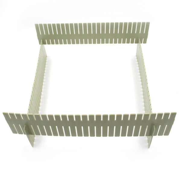 Adjustable Drawer Dividers (4 Pc Set): Organize Cabinets & Closets - Goyaldeal.com