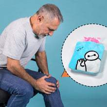 Blue Baymax Small Hot Water Bag with Cover for Pain Relief - Goyaldeal.com